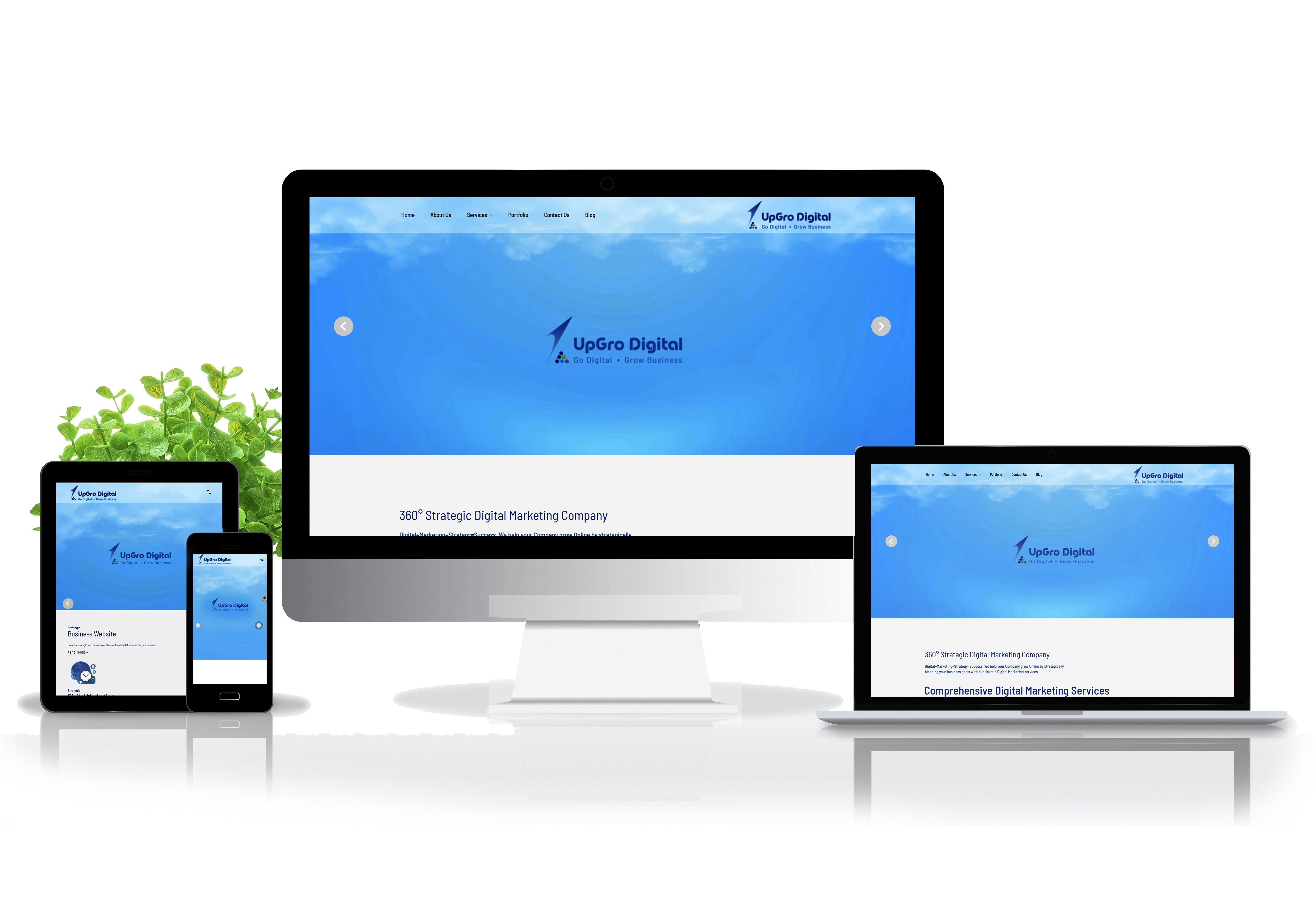 Responsive Profile Webpage Creation