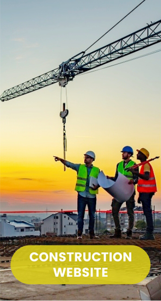 Construction company website design