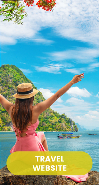 Travel website design