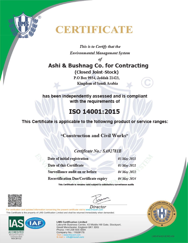 ABC Ashi & Bushnag Co. for Contracting